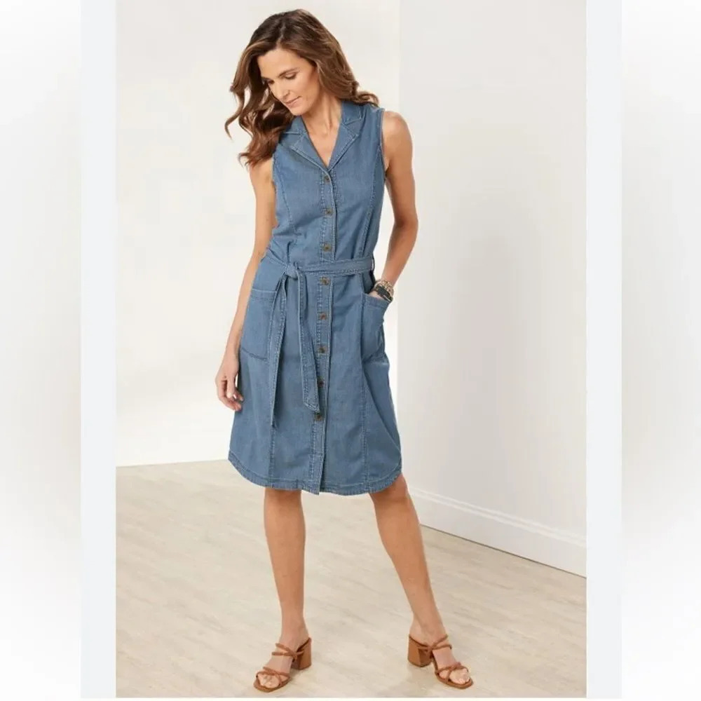 NEW SoftāSurroundings Women High PointāShirtdress